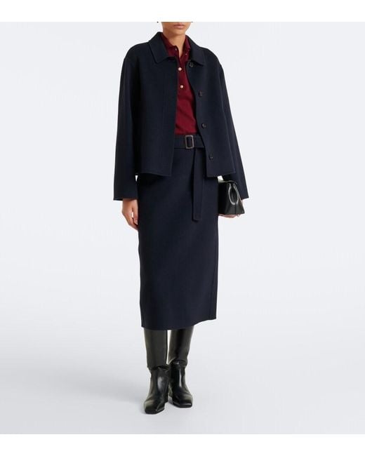 Max Mara Black Virgin Wool Jacket