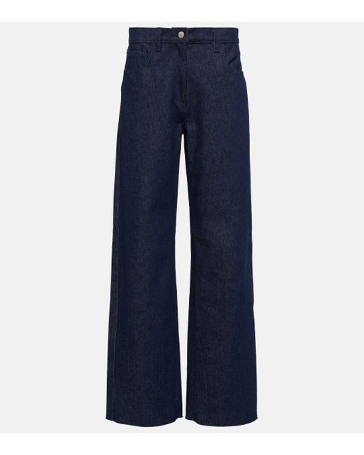 Magda Butrym Blue High-rise Straight Jeans