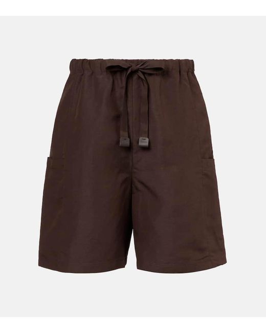 Max Mara Brown 'Quebec' Bermuda Shorts