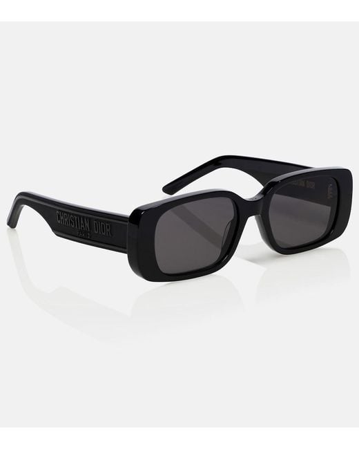 Dior Black Wil S2u 53mm Geometric Sunglasses
