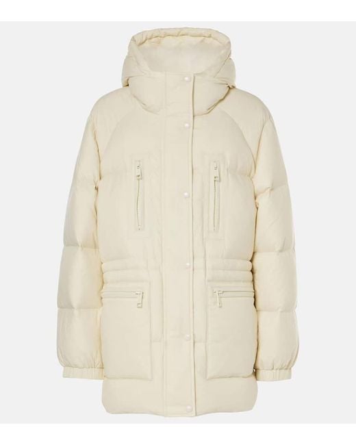 Piumino Con Shearling di Yves Salomon in Natural