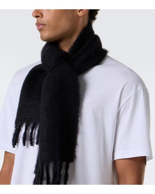 Sciarpa Creana di The Row in Black da Uomo