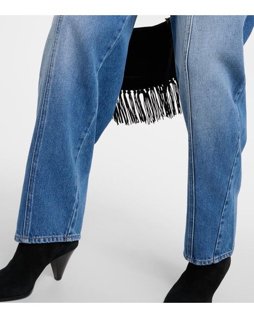Isabel Marant Blue High-Rise Jeans Vetan