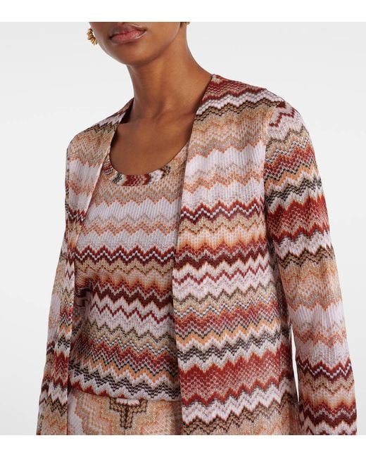 Missoni Pink Knitted Cardigan