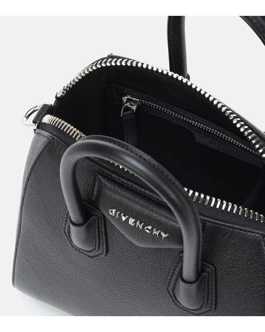 Givenchy Black Antigona Mini Leather Tote Bag