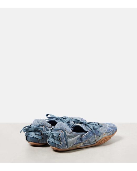 Baskets En Jean Acne en coloris Blue