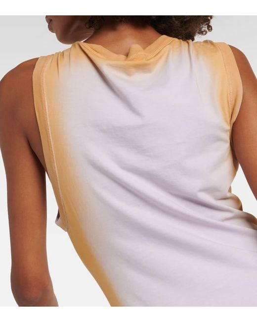 Y. Project Purple Maxikleid Aus Baumwolle