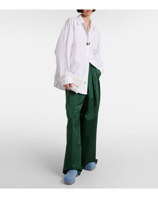 Dries Van Noten Blue Denim Clogs