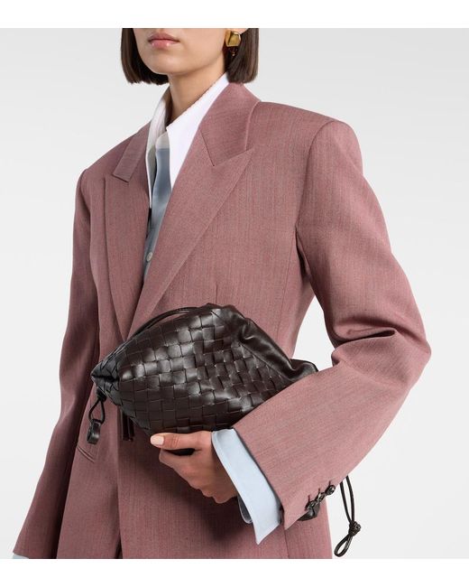 Bottega Veneta Black Dustbag Notte Medium Shoulder Bag