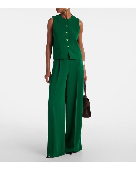 Max Mara Green Denver Cady Vest