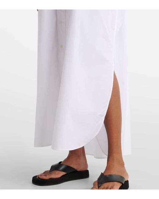 Wardrobe NYC White Oversized Cotton Shirtdress