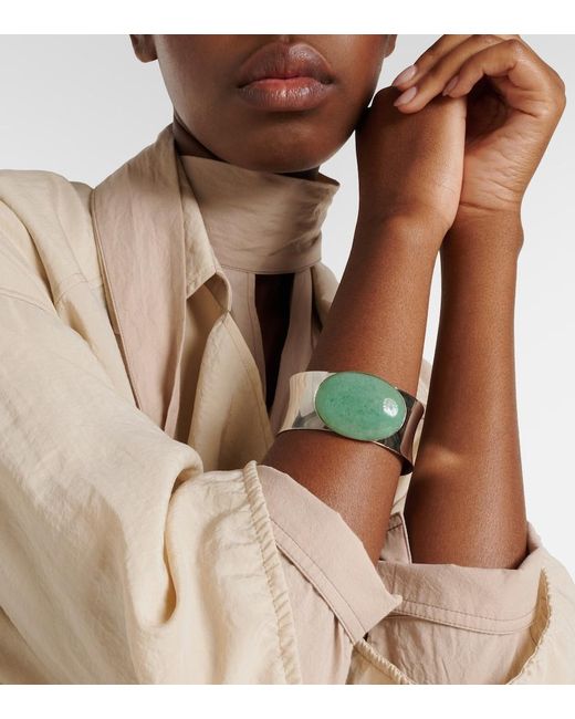 Jennifer Behr Green Johanna Cuff Bracelet