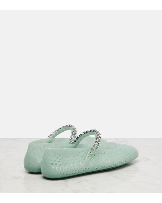 Jimmy Choo Green The Jelly Ballets