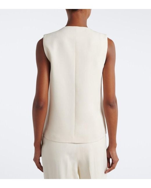 Chaleco Jane Loulou de Saison de color White
