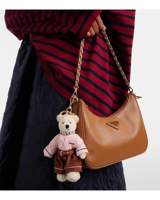 Prada Pink Teddy Bag Charm