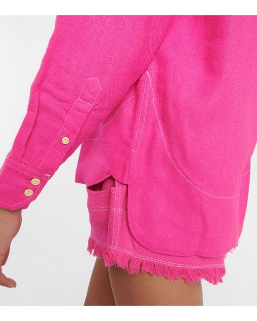 Isabel Marant Pink Tecoyo Silk Top