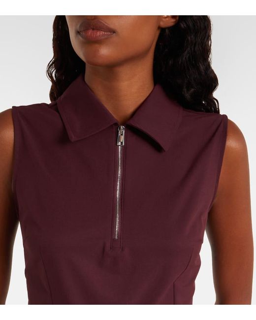 Tory Burch Purple Pleated Tennis Dress