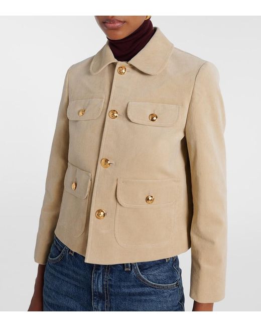 Nili Lotan Natural Chamonix Cotton-Blend Jacket