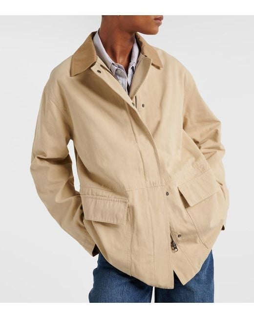 Velvet Natural Rosa Cotton Gabardine Jacket