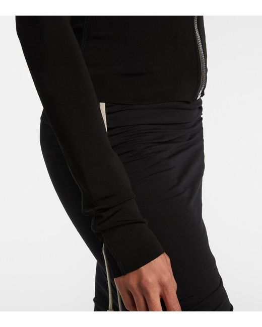 Rick Owens Black Lilies Gary Jersey Jacket