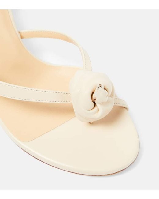 Magda Butrym Natural Wedge-Sandalen Aus Leder