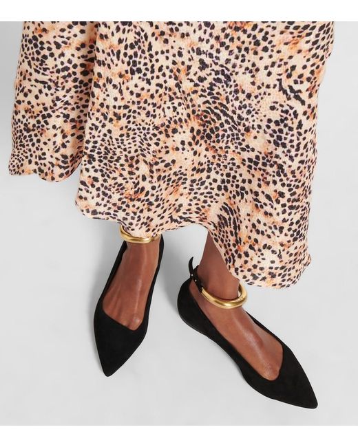 Isabel Marant Black Leanor Ballerina Flats