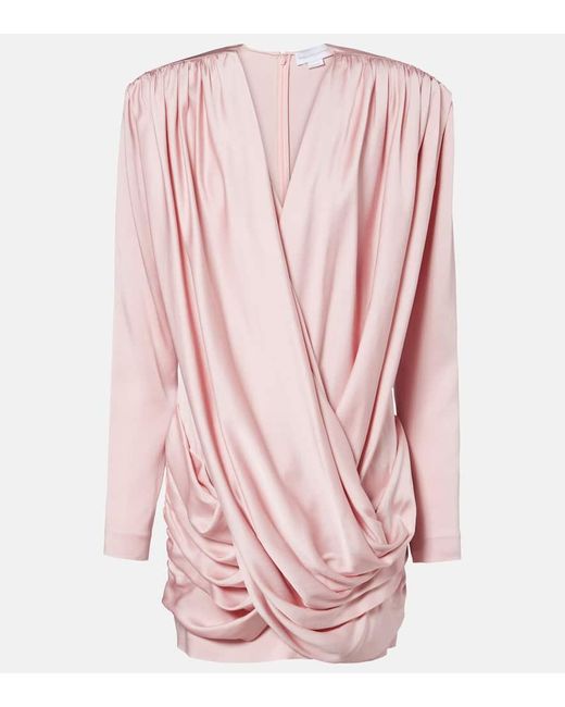 Stella McCartney Pink Minikleid Aus Satin