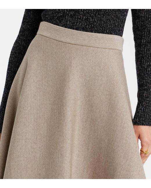 Jupe Midi Max Mara en coloris Natural