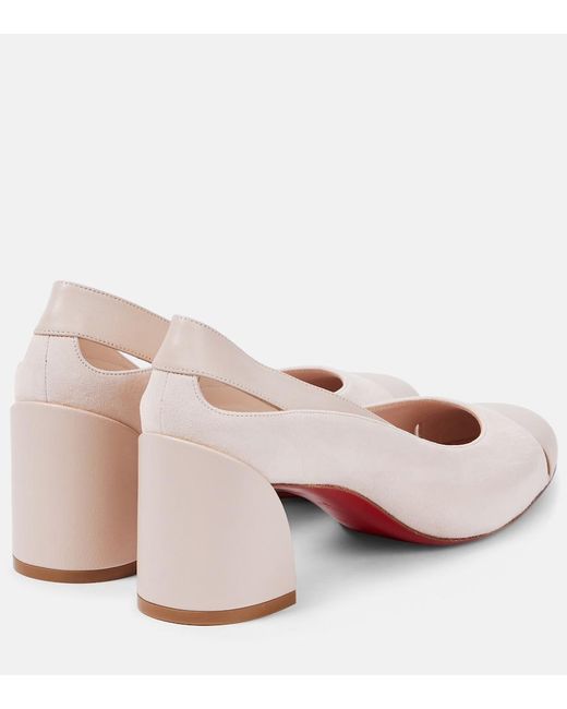 Christian Louboutin Pink Miss Duvette Leather Pumps