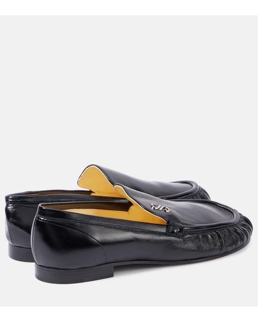 Proenza Schouler Black Park Leather Loafers