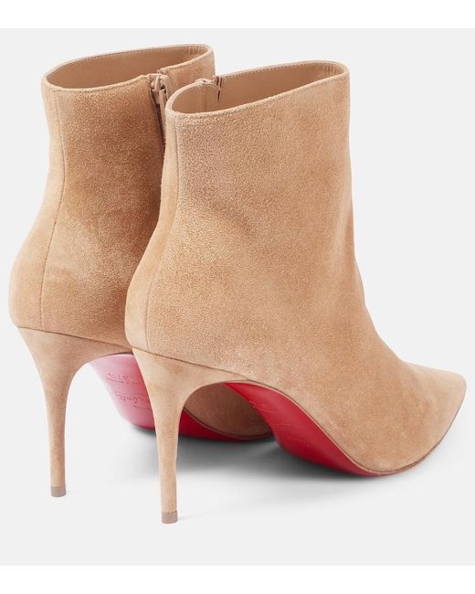 Bottines So Kate 85 En Daim Christian Louboutin en coloris Natural