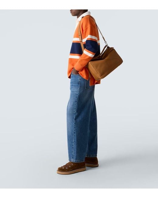 Loewe Tote Bag Puzzle Large Aus Leder in Brown für Herren