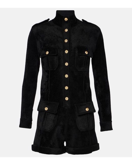 Tom Ford Black Velvet Romper