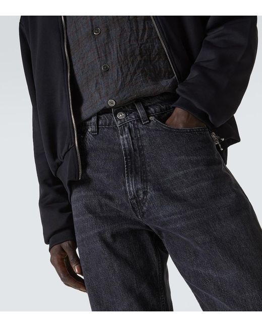 Our Legacy Blue Third Cut Wide-Leg Jeans for men