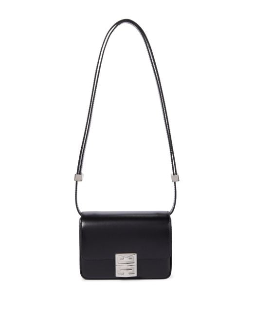 Givenchy 4g Small Leather Crossbody Bag in Black (White) | Lyst Canada