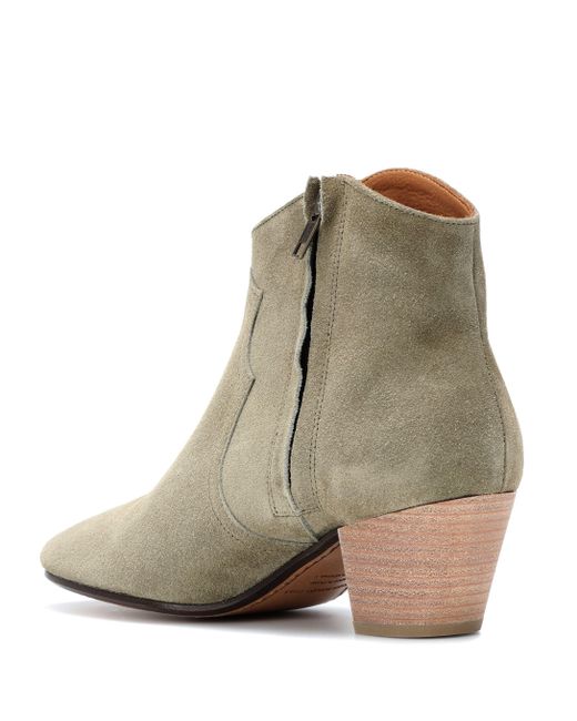 isabel marant dicker suede ankle boots