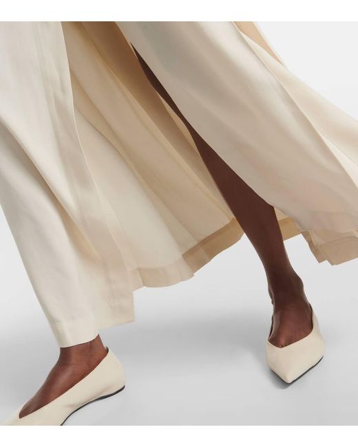 Totême  Natural Maxirock Aus Crepe
