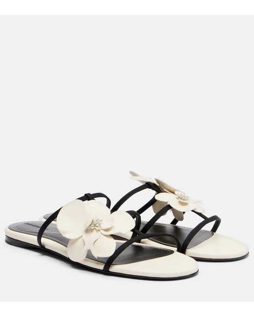 Zimmermann White Sandalen Orchid Aus Leder