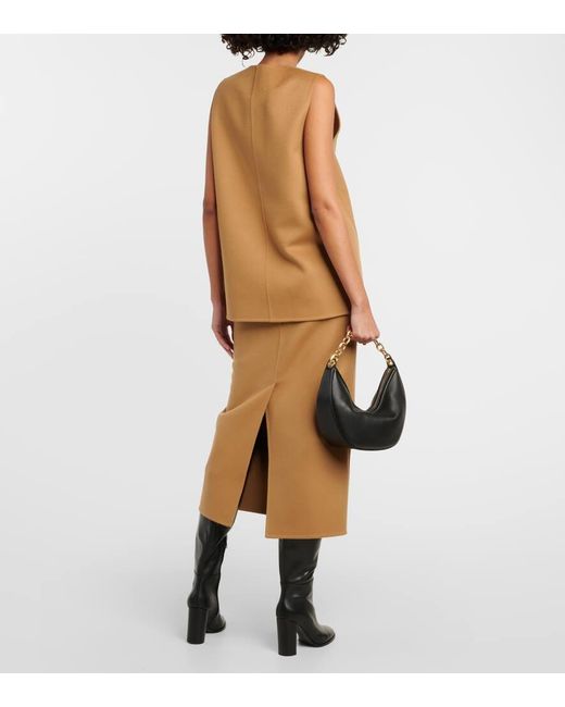 Valentino Natural Wool And Cashmere Top