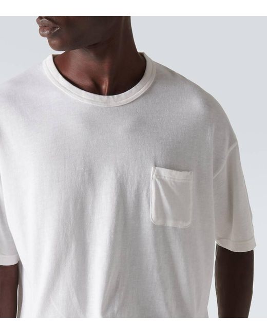 Camiseta Jumbo de algodon y seda Visvim de hombre de color White