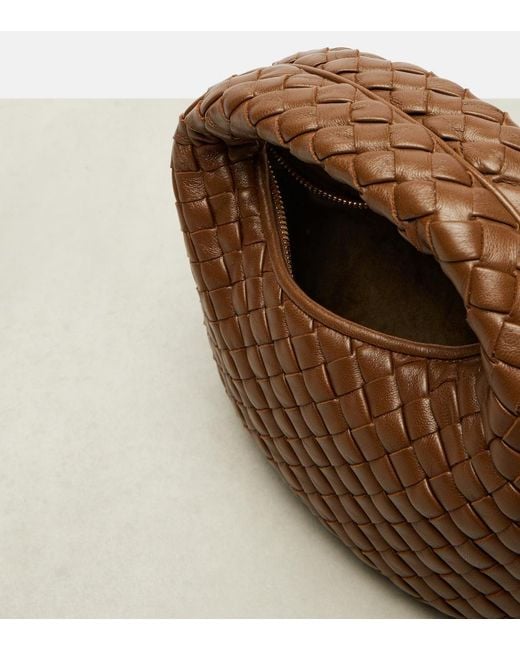 Bottega Veneta Brown Henkeltasche Baby Veneta Aus Leder