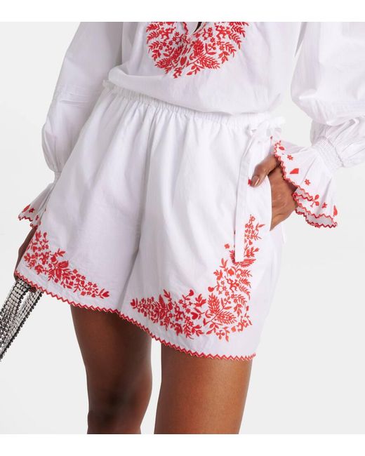 ALÉMAIS Pink Shorts Mit Herzstickerei