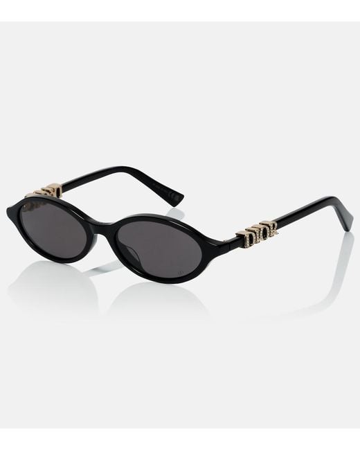 Dior Brown Diortreasure R1I Oval Sunglasses