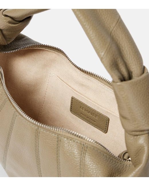 Lemaire Green Fortune Croissant Mini Leather Shoulder Bag