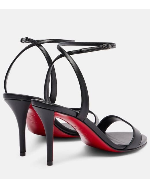 Christian Louboutin Black Miss Z Sandal 80 Leather Sandals