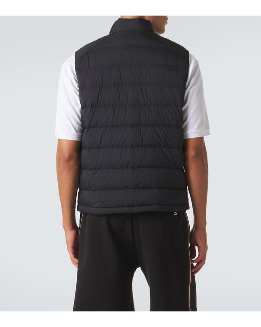 Moncler Black Barthe Down Vest for men
