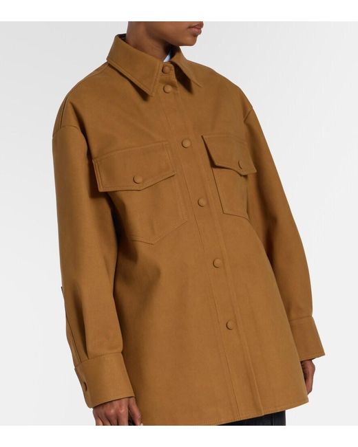Stella McCartney Brown Oversized Overshirt