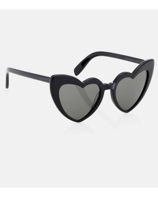 Saint Laurent Brown Sl 181 Loulou Heart-shaped Sunglasses