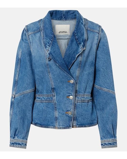 Isabel Marant Blue Dolie Denim Jacket