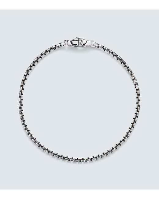 David Yurman Metallic Sterling Chain Bracelet for men